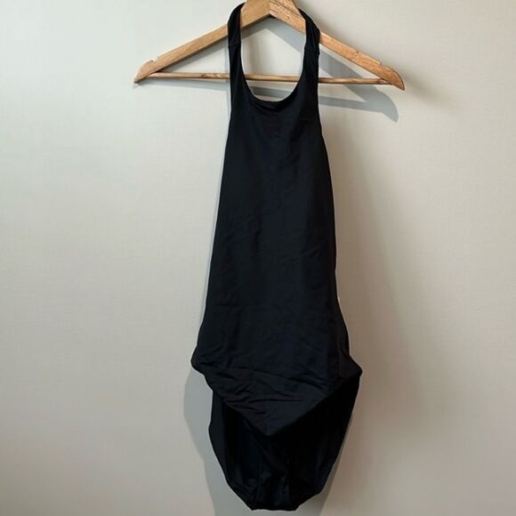 NWT Andie Luzon High-Neck Halter Swimsuit size large - Picture 3 of 8